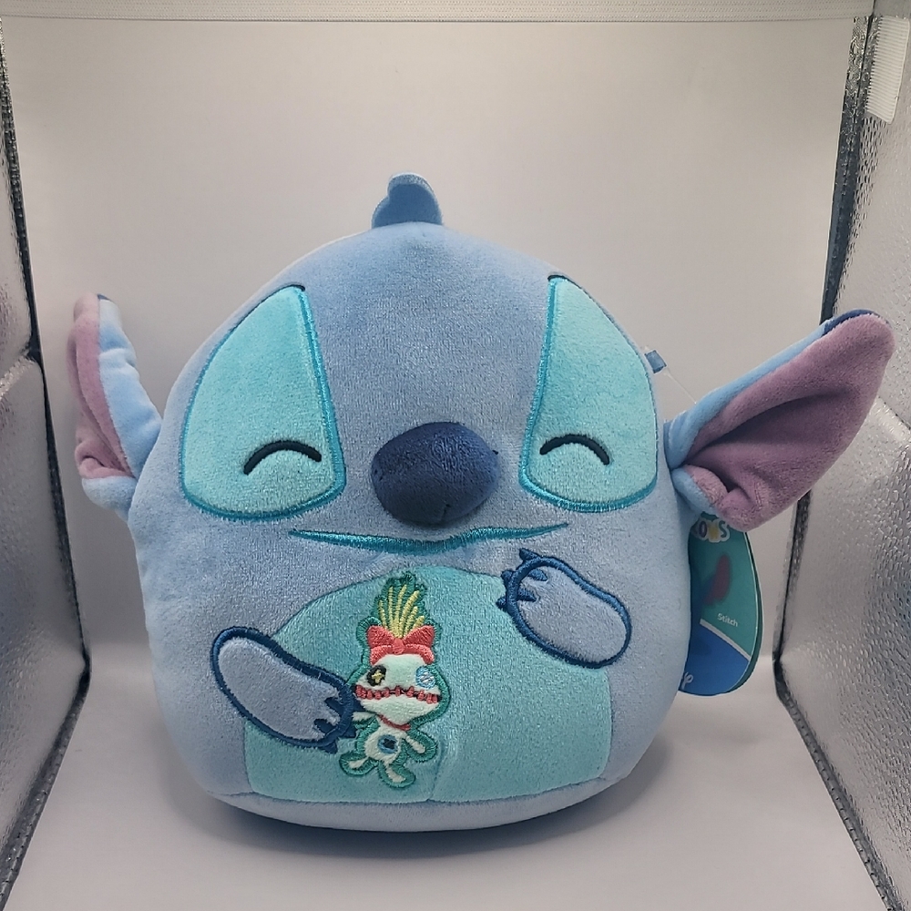 Squishmallows 6.5" Disney Stitch with Scrump (NWT)